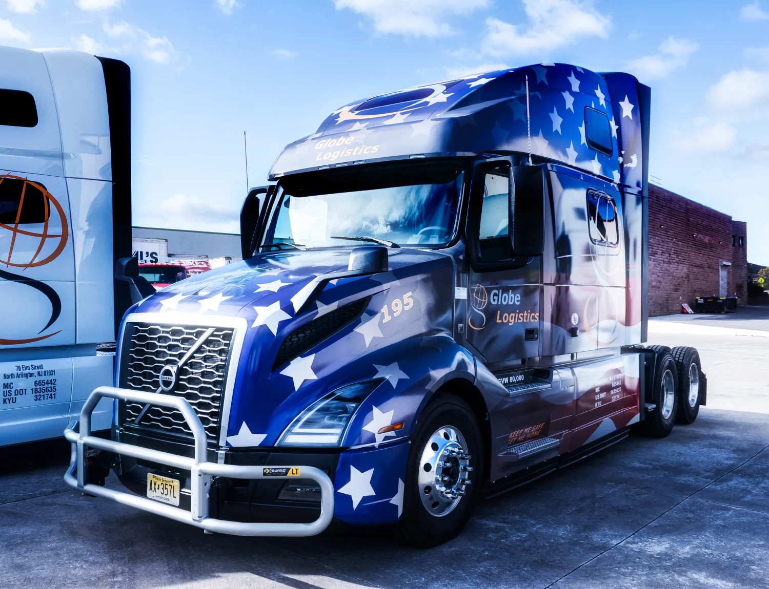 USA Flag Truck